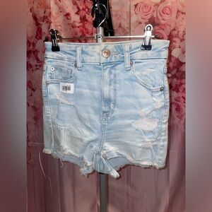 AE denim shorts
